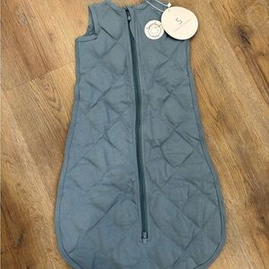 Quilted Sleeveless Kids Pajamas - Blue